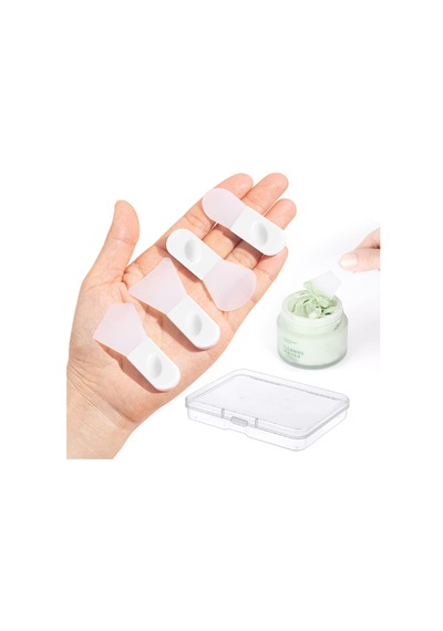 4 Adet Mini Spatula Maske Fırçası- Kolay Sürülebilir
