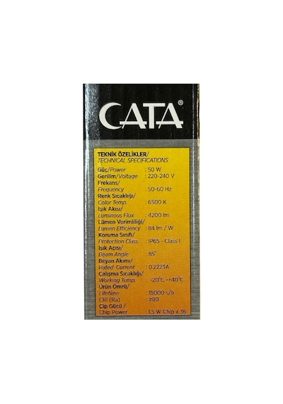 Ct- 4658 Platınum Led Projektör 50w