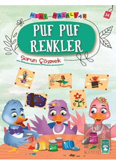 Puf Puf Renkler - Mini Masallar 4 Timaş Çocuk  -  Timaş Çocuk