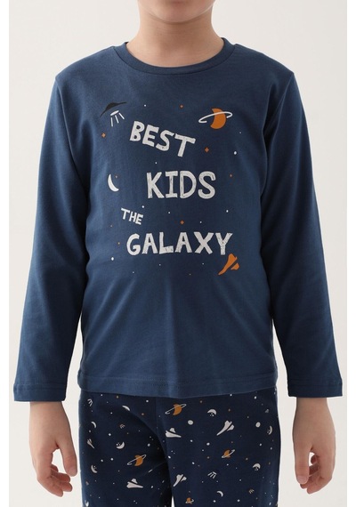 Rolypoly Roly Poly 3177 Best Kids The Galaxy Erkek Çocuk Uzun Kol Pijama Takım 001