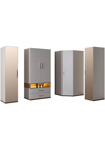Genç Odası - 5 Kapaklı Aynalı Dolap, Karyola, Komodin, Çalışma Masası, Kitaplık Beyaz Genç Odası - 5 Kapaklı Aynalı Dolap, Karyola, Komodin, Çalışma Masası, Kitaplık Beyaz