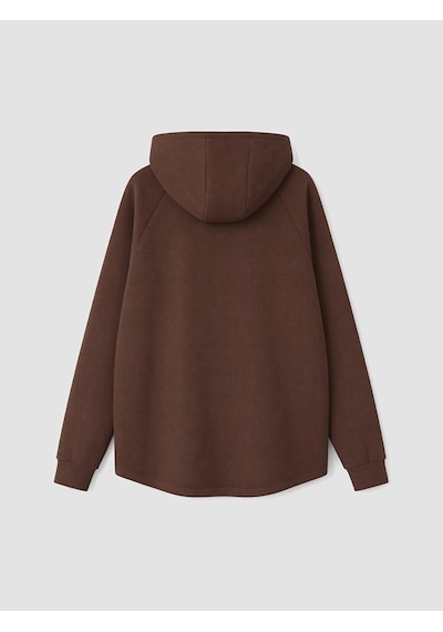 Lcw Curve Kahverengi Büyük Beden Kadın Hoodie