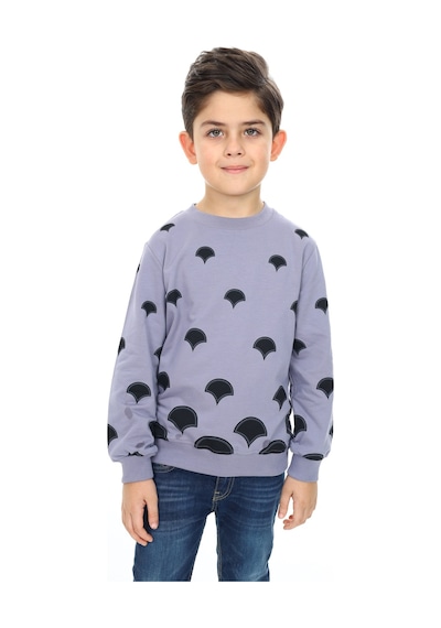 Toontoy Kids Toontoy Erkek Çocuk Relax Fit Bisiklet Yaka Baskılı Sweatshirt - 2 İplik Koyu Gri Toontoy Kids Toontoy Erkek Çocuk Relax Fit Bisiklet Yaka Baskılı Sweatshirt - 2 İplik Koyu Gri