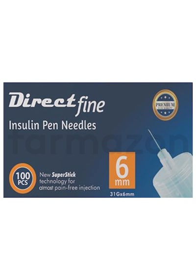 Direct Fine İnsülin İğne Ucu 6 Mm