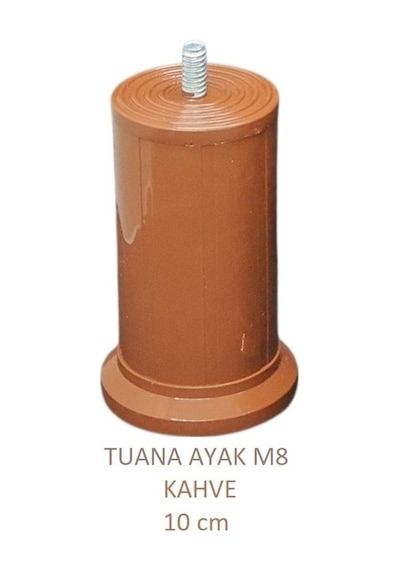 Tuana Ayak 10 cm M8 Cıvatalı Kahve
