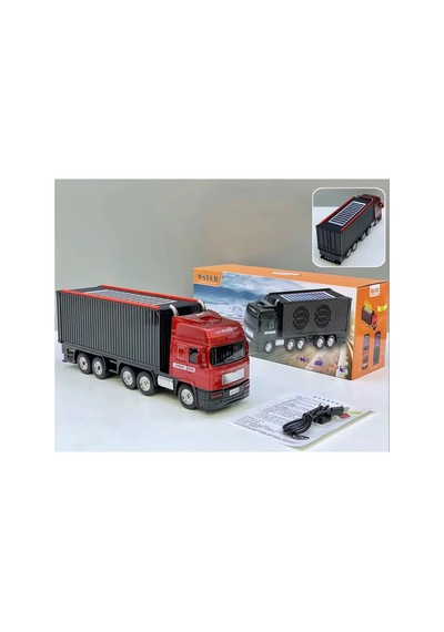 Tır Şeklinde Bluetooth Speaker Şarjlı Kablosuz Hoparlör Fm Radyo Sd Kart Usb