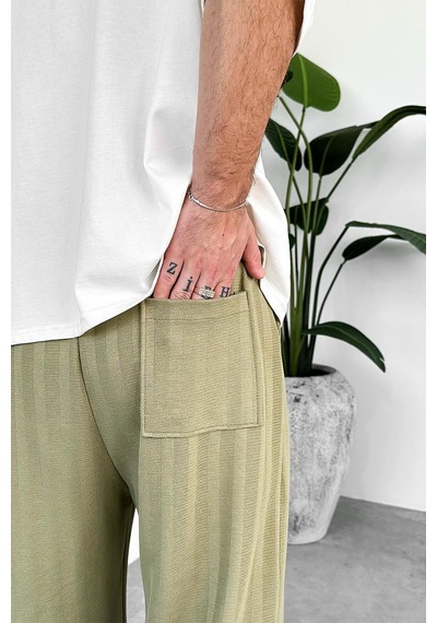 Soft Yeşil Soft Stride Baggy Pantolon Soft Yeşil