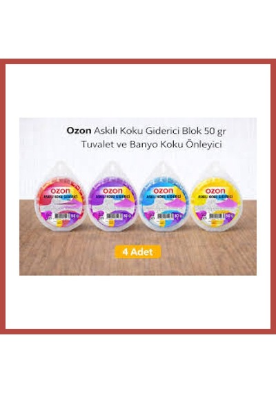 Bezos Ozon Askılı Wc Kokusu 4 Adet Erdotıca
