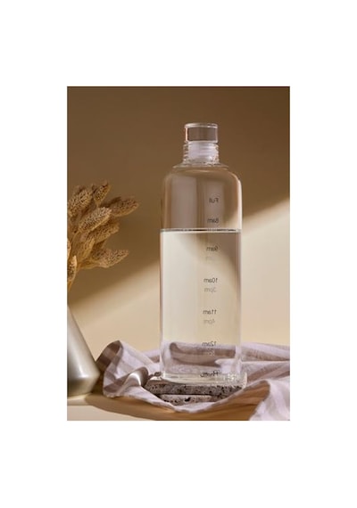 1000ml Kapasiteli Borosilikat Cam Su Şişesi, Matara Olarak Kullanım 0