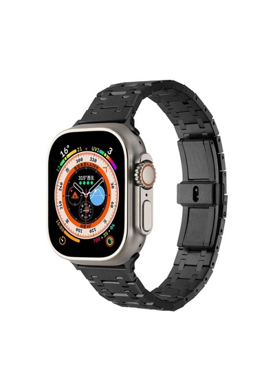 Apple Watch 44mm Uyumlu Krd-83 Metal Kordon - Gümüş
