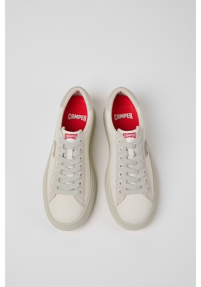 Camper Runner Four Deri Kadın Spor Ayakkabı K201855-001 Beyaz