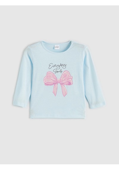 LC Waikiki Lcw Kids Mavi Kurdele Baskılı Kız Çocuk Pijama Takım Aktarımda Oluştu