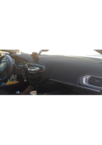 Peugeot 301 Modellerine Uygun Torpido Koruma Halısı Siyah Kenar Renk Mavi