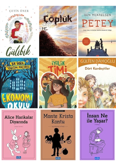 Beyaz Balina Yayınları,petey,çöplük,gülibik,ekonemi Okulu,iyilik Timi,dört Kardeştiler,ortaokul Set