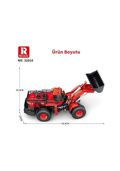 Reobrix Technic 22010 Dozer Kamyon Kumandalı&motorlu Yaratıcı Yapı Blok Seti Building Blocks Mechanical Loader - 1876 Parça Reobrix Technic 22010 Dozer Kamyon Kumandalı&motorlu Yaratıcı Yapı Blok Seti Building Blocks Mechanical Loader - 1876 Parça