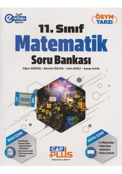 Çap Yayınları 11. Sınıf Matematik Soru Bankası
