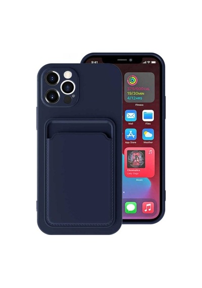 Apple Uyumlu iPhone 12 Pro Max Kılıf Zore Ofix Kapak Lacivert
