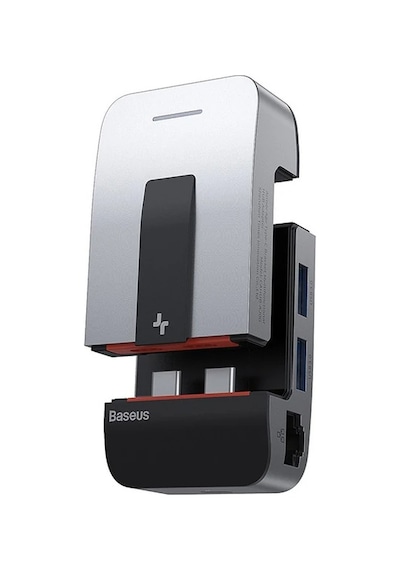 Baseus Armor Age 9in1 Type-c Çok Fonksiyonlu Hub Hdmı Rj45 Usb 3.0- 5775 Renkli