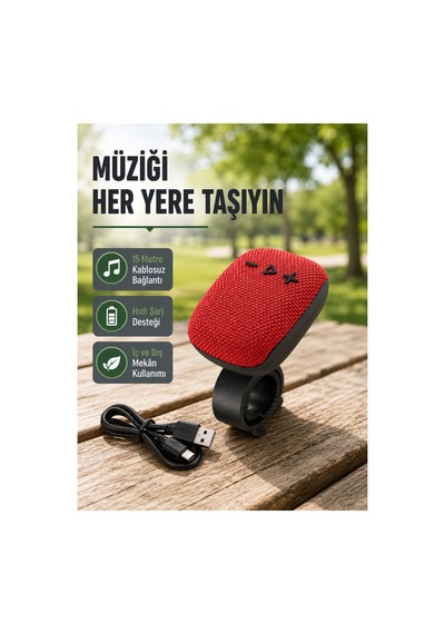 Astraltech Taşınabilir Bluetooth Hoparlör 5w Güçlü Ses, Tws Ve Fm Radyo Özellikli