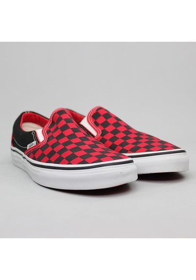 VANS KIRMIZI-SİYAH KARELİ GÜNLÜK ERKEK AYAKKABI