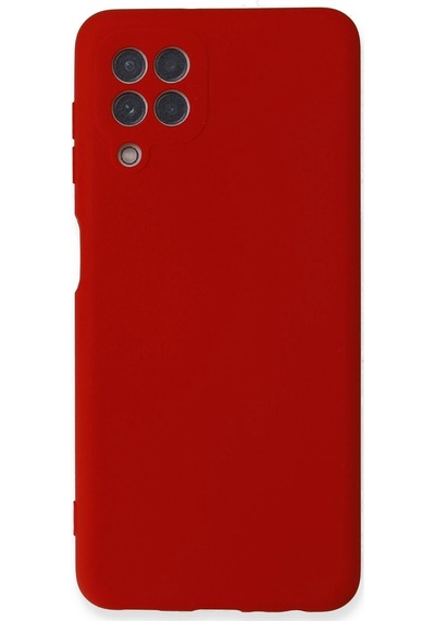 Newface - 200 - Samsung Galaxy Uyumlu A22 Kılıf Nano İçi Kadife Silikon - Aconcept - - Kırmızı