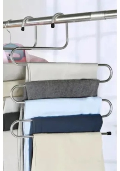 Krom Pantolon Askısı Çok Renkli