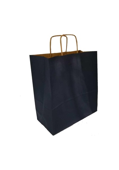 Kraft Kağıt Çanta 25X12X31 Cm Lacivert 25 Adet (522652680)