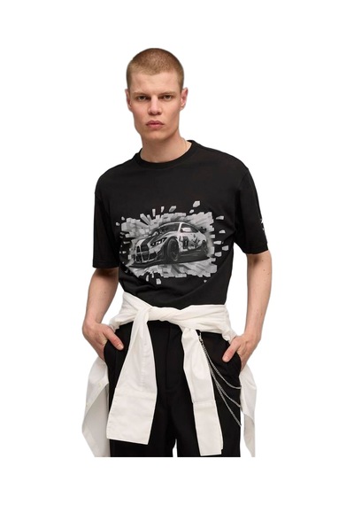 Puma Erkek Tişört Bmw Mms Graphic Tee Mono 63291201 Siyah