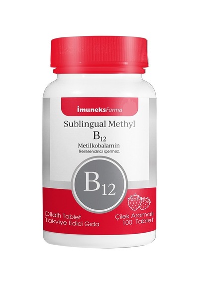 İmuneks Farma Methyl B12 Metilkobalamin Dil Altı Tableti 100lu