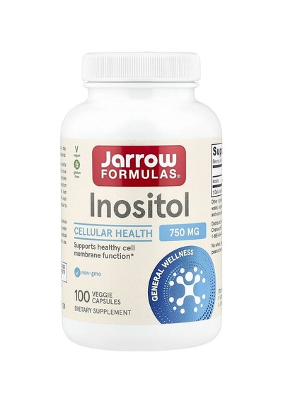 Jarrow Formulas, Inositol, 750 Mg, 100 Veggie Capsules