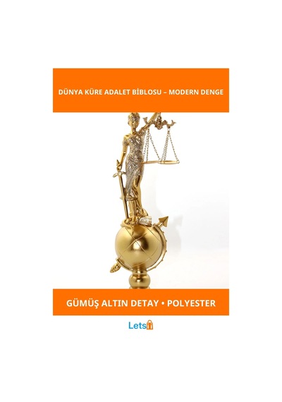 Polyester Dünya Küre Üzerinde Adalet Biblosu Zarıf Dekorasyon Figürü Diğer