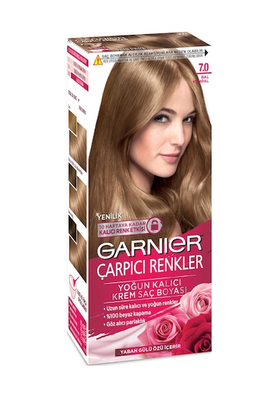 Garnier Çarpıcı Renkler Saç Boyası 7 Yoğun Kumral