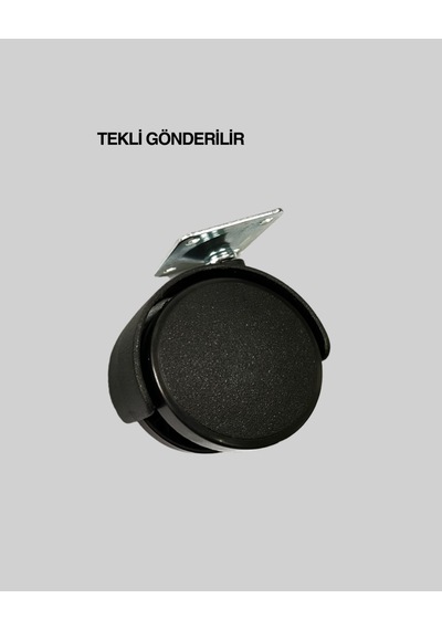 Mobilya Tekerleği 6 Cm Kilitsiz Tekli Satış Çok Renkli
