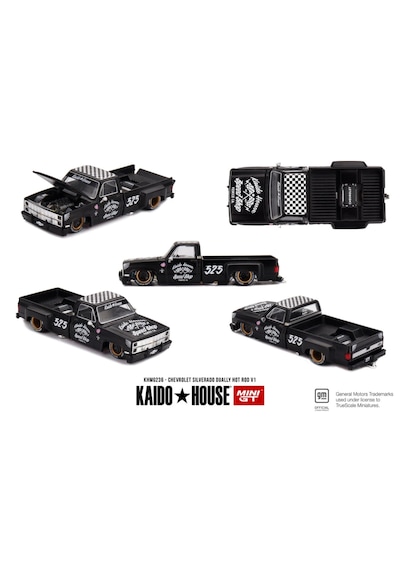 Mini Gt Kaidohouse Chevrolet Silverado Dually Hot Rod V1 236 1/64