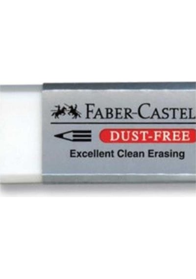Faber-Castell Öğrenci Silgisi Dust Free Beyaz 1 Adet No:30