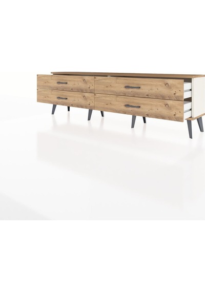 Arges Tv Ünitesi 4 Çekmeceli 176x30x51 Aytaşı-çam/çam Atlas Çam/atlas Çam Arges Tv Ünitesi 4 Çekmeceli 176x30x51 Aytaşı-çam/çam Atlas Çam/atlas Çam