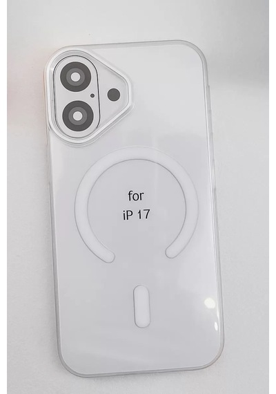 İphone 17 Pc Blank Magsafe Kapak - Şeffaf
