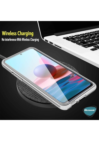 Xiaomi Poco M5s İçin Kılıf 6 Tarafı Tam Full Koruma 360 Clear Soft Şeffaf Poco M5s İle Uyumlu Kılıf - Şeffaf