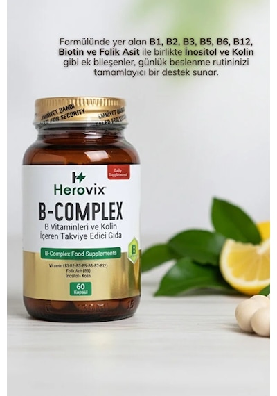 Herovix B Complex 60 Kapsül