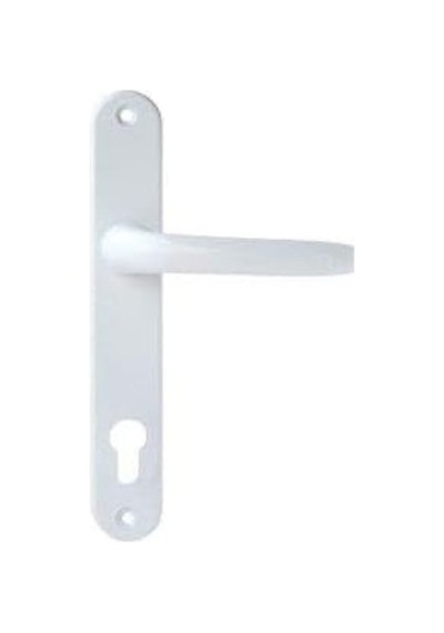 Çelik Altyapılı Beyaz Pvc Doğrama Yaylı Yale Kapı Kolu Takımı Süper Sağlam-türk Malı-20 Yıl Garanti
