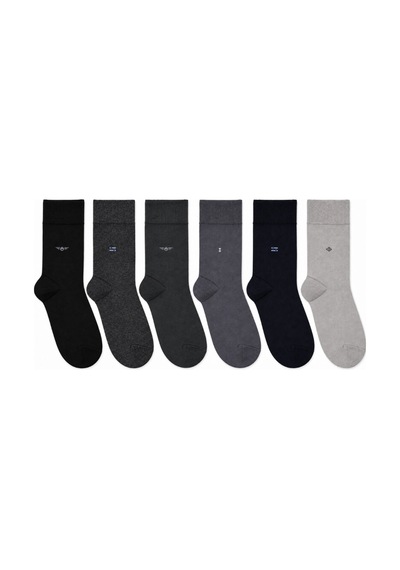 Socketta Erkek Bambu Business Premium 6'lı Desenli Soket Çorap Lacivert-gri-k.füme-antrasit Melanj-k.gri-siyah Socketta Erkek Bambu Business Premium 6'lı Desenli Soket Çorap Lacivert-gri-k.füme-antrasit Melanj-k.gri-siyah