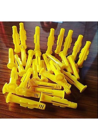 Roket Dübel 8mm 50 Li Performans Sarı Dübel Çoklu Renk