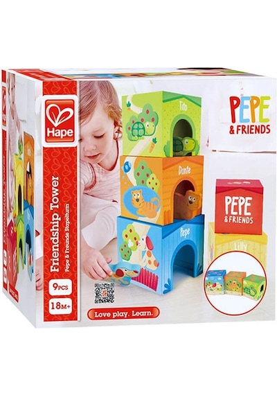 Hape Friendship Tower - Ahşap Küpler