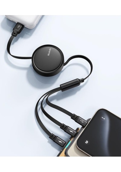 Mcdodo Ca-7256 3in1 Usb Lightning Micro Typec Şarj Kablosu 1.2m