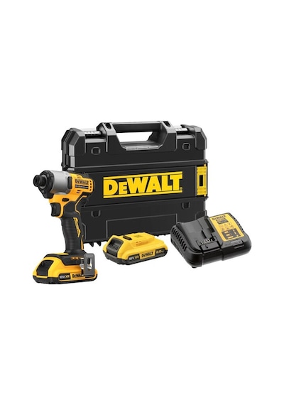 Dewalt DCF840D2T-QW 18V 2.0Ah Kompakt Kömürsüz Çift Akülü Darbeli Matkap