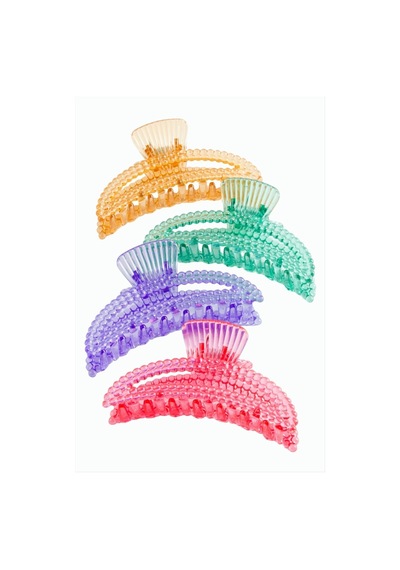Oval Noktalı Mandal Toka 10 Cm Mavi