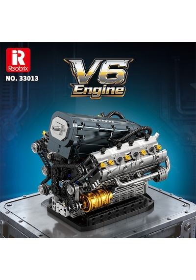 Reobrix V6 Engine 33013 Brick Yapım Seti