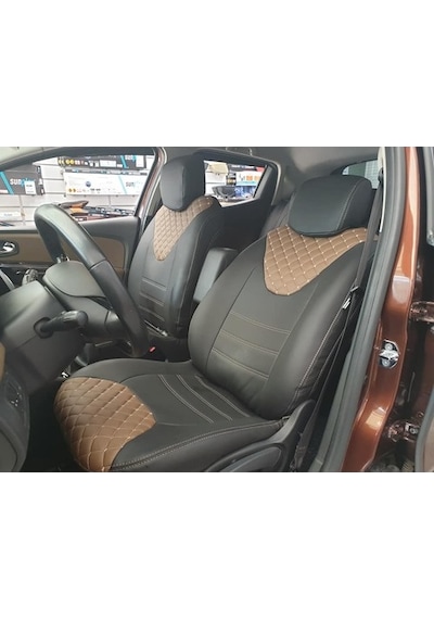 Renault Clio Araca Özel Deri Oto Koltuk Kılıfı