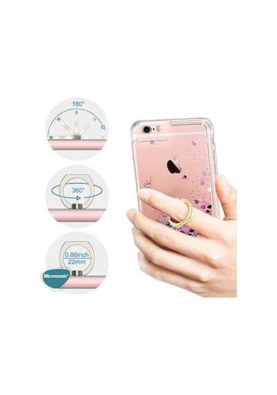 Için Kılıf Glitter Holder Mor 14 İle Uyumlu Kılıf - Mor Diğer