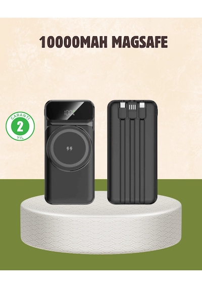Hubrendy Tekno 10000 Mah Kablosuz Powerbank 15w Hızlı Şarj, Type-c Çoklu Çıkışlı Diğer